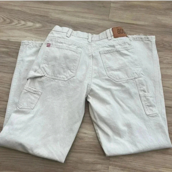 BDG Off White Cargo Jeans Size 26 - Picture 3 of 9